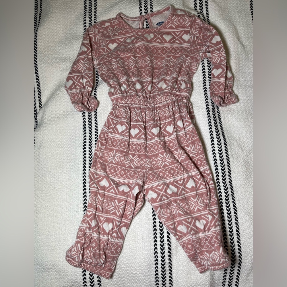 Old Navy | 100% Cotton | Long Sleeve Romper | 6-9 Months
